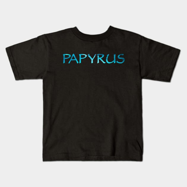 Papyrus Kids T-Shirt by triggerleo